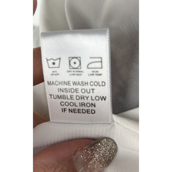 Eden Society Womens Top Geometric Print Size Small Sleeveless V Neck & Back - Picture 6 of 7